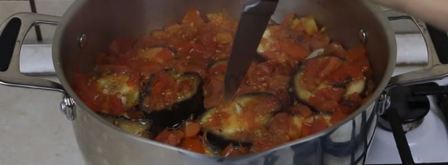 баклажаны закуска с чесноком. Шаг 11