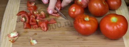 баклажаны закуска с чесноком. Шаг 6