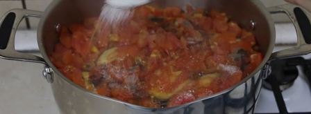 баклажаны закуска с чесноком. Шаг 10