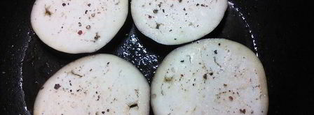 башенки из поленты и баклажанов. Шаг 4