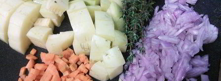 башенки из поленты и баклажанов. Шаг 5