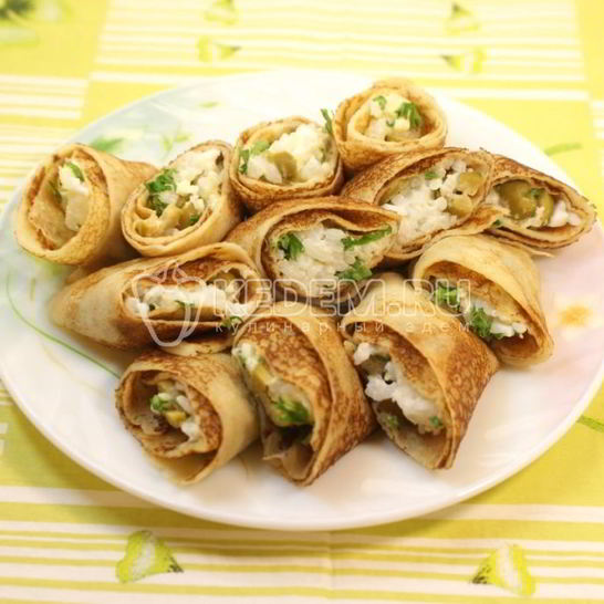 Рецепт блинной закуски