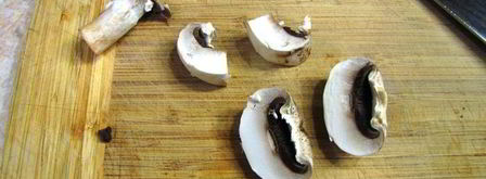 брускетта с грибами. Шаг 2