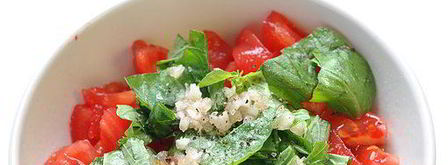 брускетта с помидорами и базиликом. Шаг 6