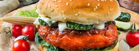 бургер баффало. Шаг 14