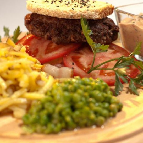 Рецепт бургера из говядины с картофелем пай