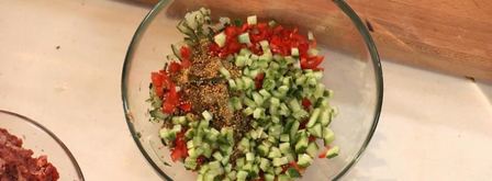 бургер из говядины с картофелем пай. Шаг 2