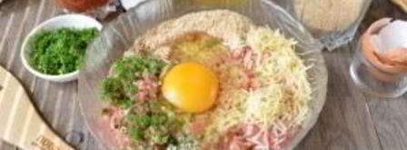 бургер с фрикадельками. Шаг 3