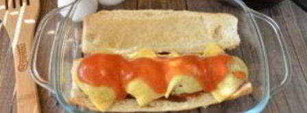 бургер с фрикадельками. Шаг 9