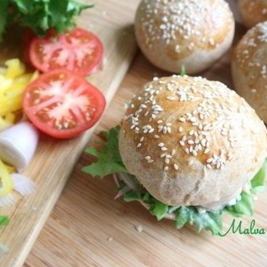 Рецепт бургера с креветками и голубым сыром