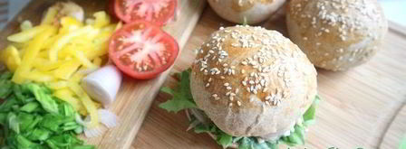 бургер с креветками и голубым сыром. Шаг 18