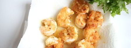 бургер с креветками и голубым сыром. Шаг 10