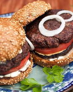 Бургеры на гриле