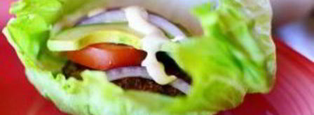 гамбургер на салатных листьях. Шаг 10