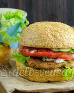 Гамбургер с курицей