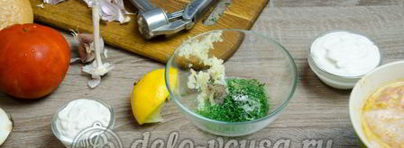 гамбургер с курицей. Шаг 5