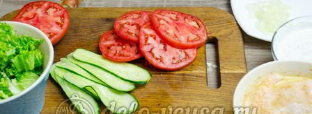 гамбургер с курицей. Шаг 8