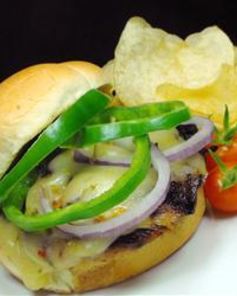 Гамбургеры с грибами и сыром