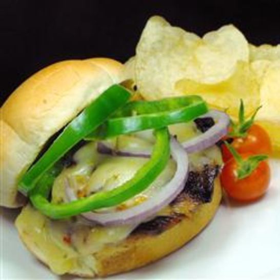 Рецепт гамбургеров с грибами и сыром