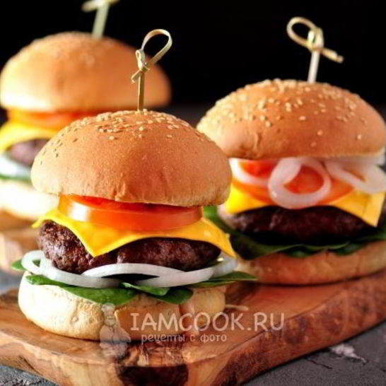 Рецепт котлет для гамбургера