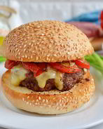 Очень вкусный бургер