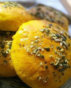 Тыквенные булочки для бургеров