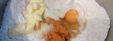 тыквенные булочки для бургеров. Шаг 2