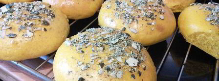 тыквенные булочки для бургеров. Шаг 8