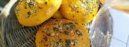 тыквенные булочки для бургеров. Шаг 9