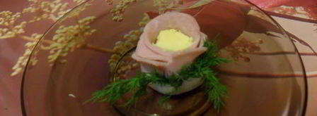 бутерброд букетик. Шаг 4