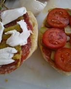 Бутерброд с моцареллой