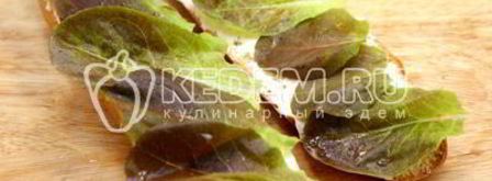 бутерброд с овощами и омлетом. Шаг 7