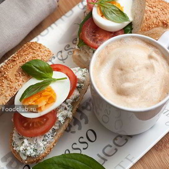 Рецепт бутерброда с творожным сыром