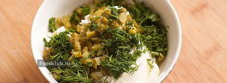 бутерброд с творожным сыром. Шаг 2