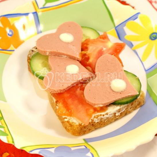 Рецепт бутерброда вкусного перекус