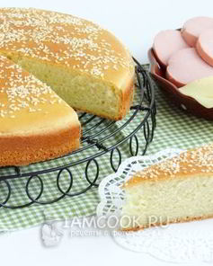 Бутербродная лепешка с кунжутом