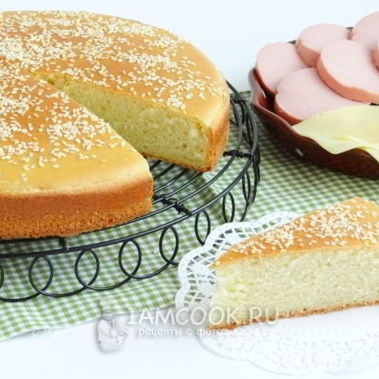 Рецепт бутербродной лепешки с кунжутом