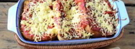 бутерброды под сырно-томатной подушкой. Шаг 9