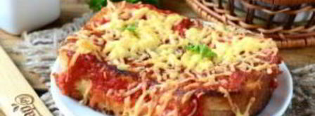 бутерброды под сырно-томатной подушкой. Шаг 10