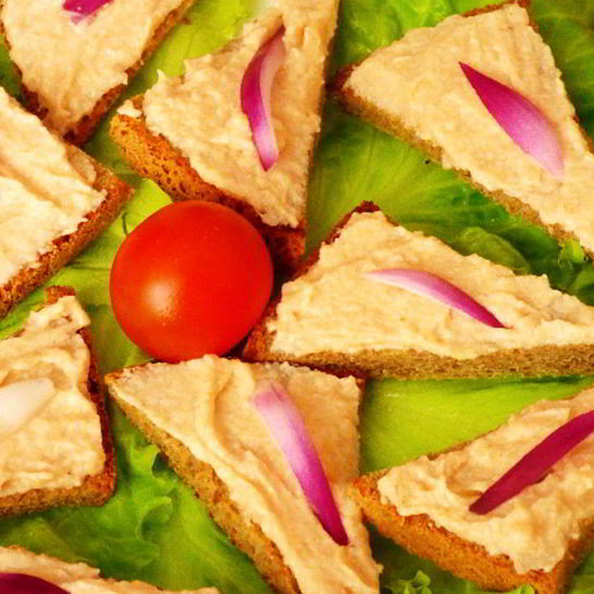 Рецепт бутербродов с икрой минтая