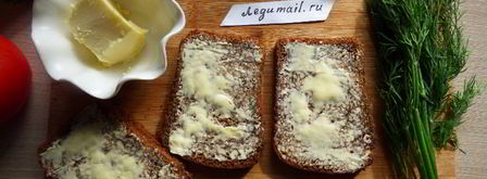 бутерброды с икрой трески. Шаг 2