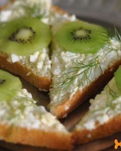 Бутерброды с киви на День рождения