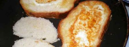 бутерброды с обжаренным яйцом. Шаг 9