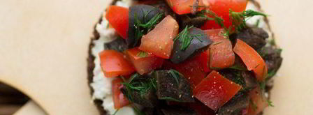 бутерброды с овощами и зеленью. Шаг 5