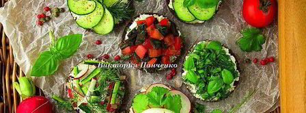 бутерброды с овощами и зеленью. Шаг 9