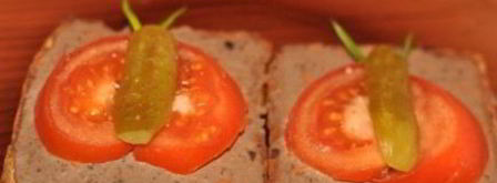 бутерброды с паштетом. Шаг 4