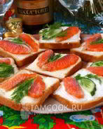 Бутерброды с семгой