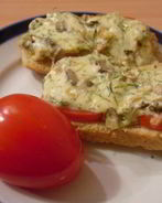 Бутерброды с шампиньонами