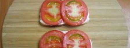 бутерброды с сыром и помидорами. Шаг 5