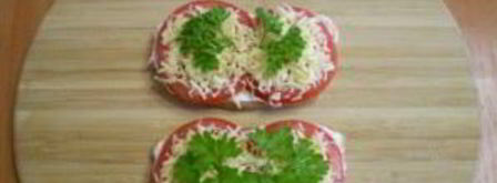 бутерброды с сыром и помидорами. Шаг 7